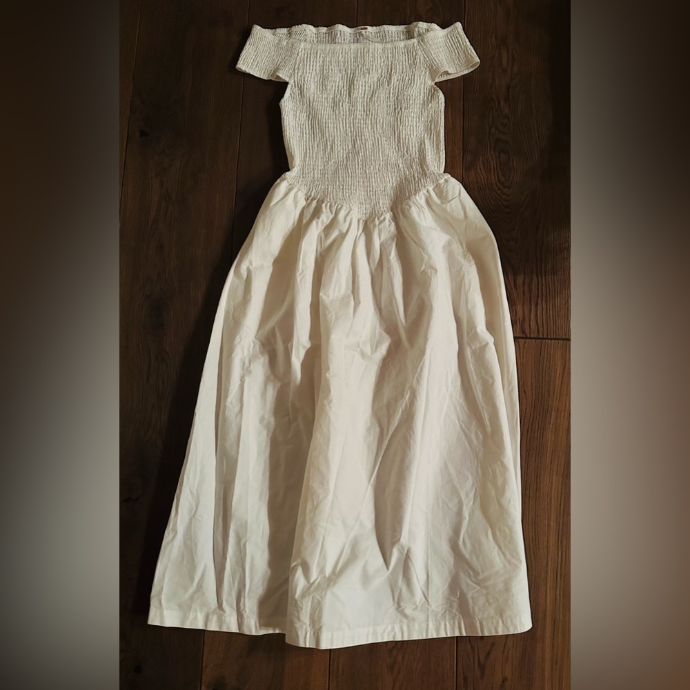 Free People Ceci Smocked Midi Dress - Picture 3 of 6